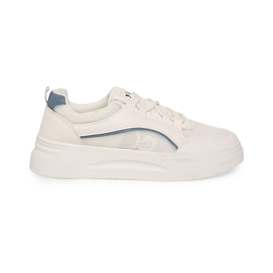 Elm White & Blue Classic Sneakers