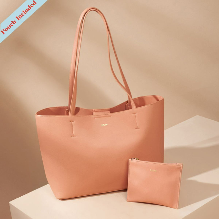 Classic Coral Solid Tote Bag