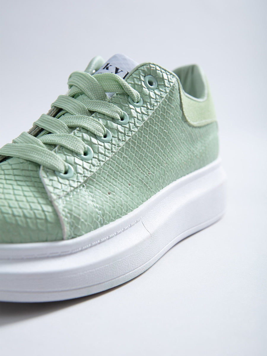 Trendy Casual Mint Sneakers