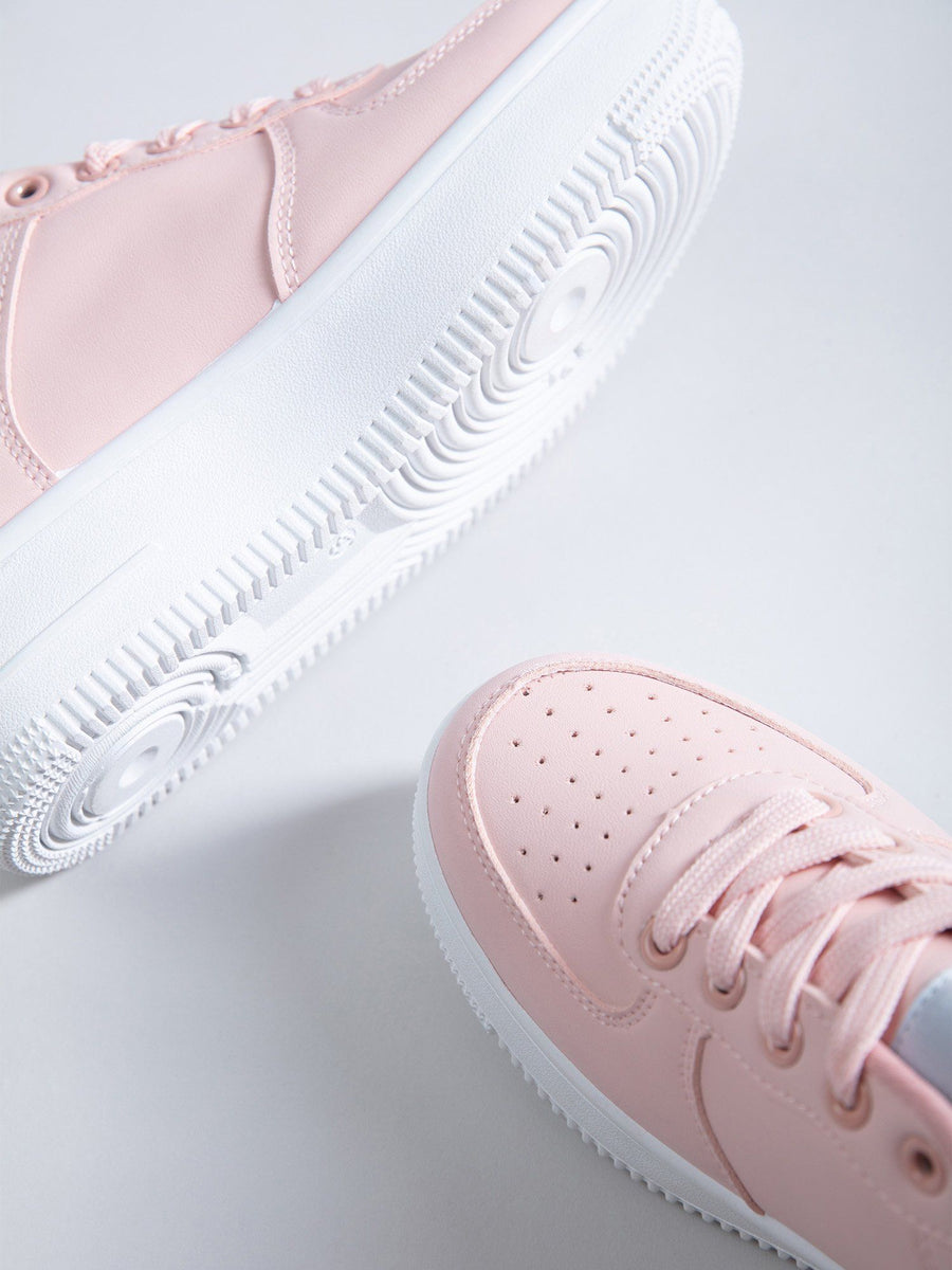 Premium Pink Solid Casual Sneakers